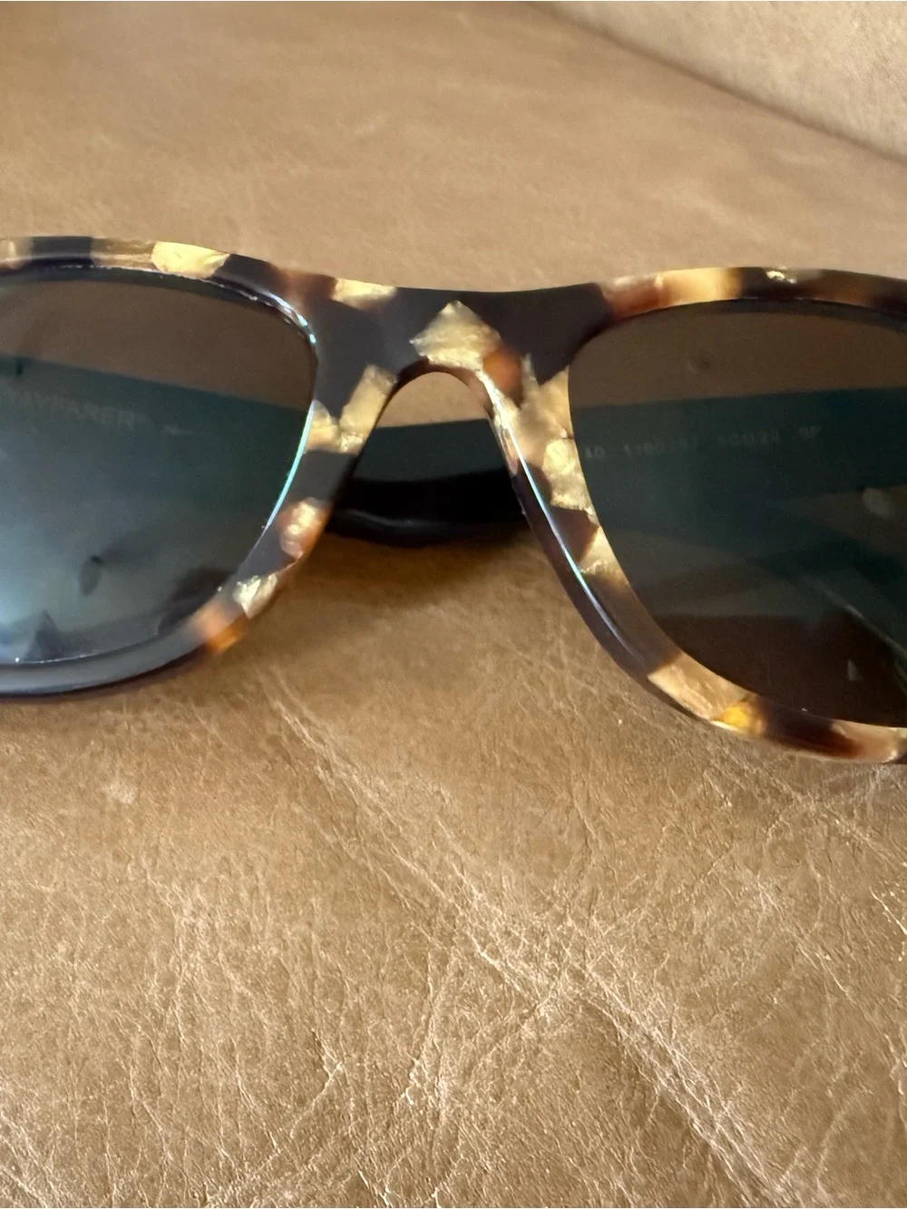 Ray-Ban Tortoise  Sunglasses and Pouch